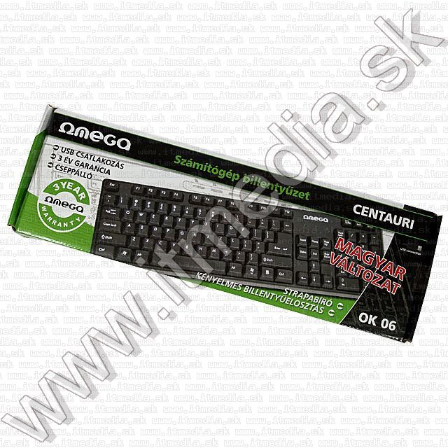 Image of OMEGA billentyűzet OK-06 *MAGYAR* (41363) (IT8204)